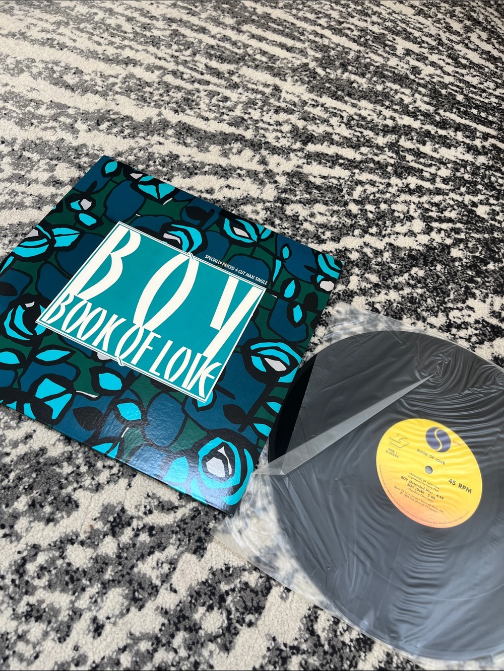 - Boys Vinyl Record (Teal Blue Sleeve)